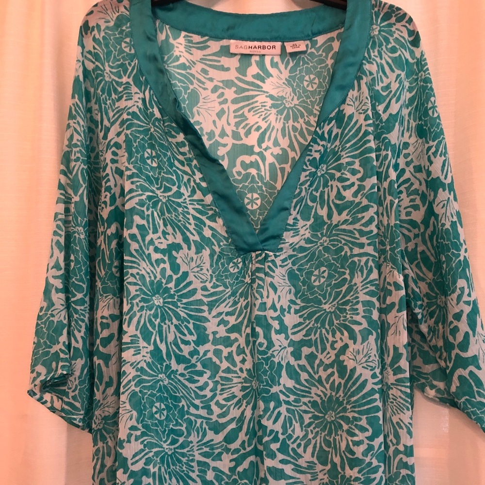 Sag Harbor Sheer Blouse